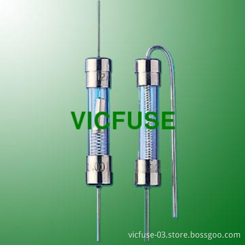 Time-Lag Glass Tube Fuse with Pig Tail